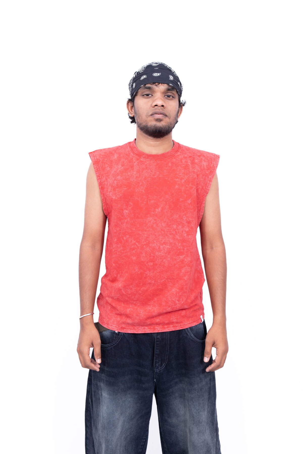 Balenciaga Dragon Print Sleeveless Tee – Vintage Washed